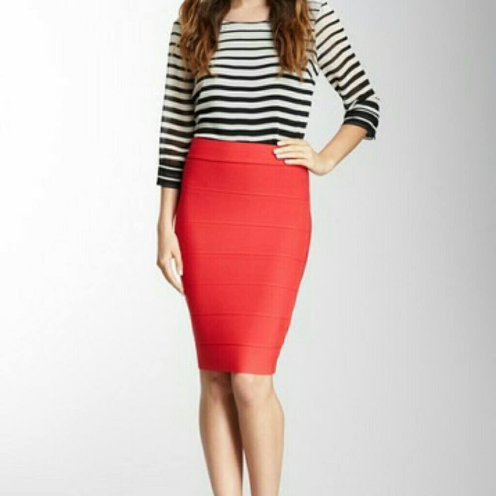 Romeo&Juliet Couture bandage orange skirt